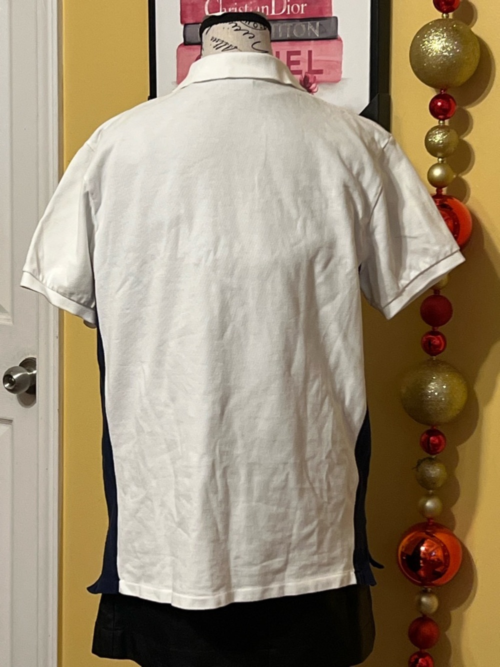 Polo by Ralph Lauren White Polo with Navy Pony Logo - Picture 11 of 17